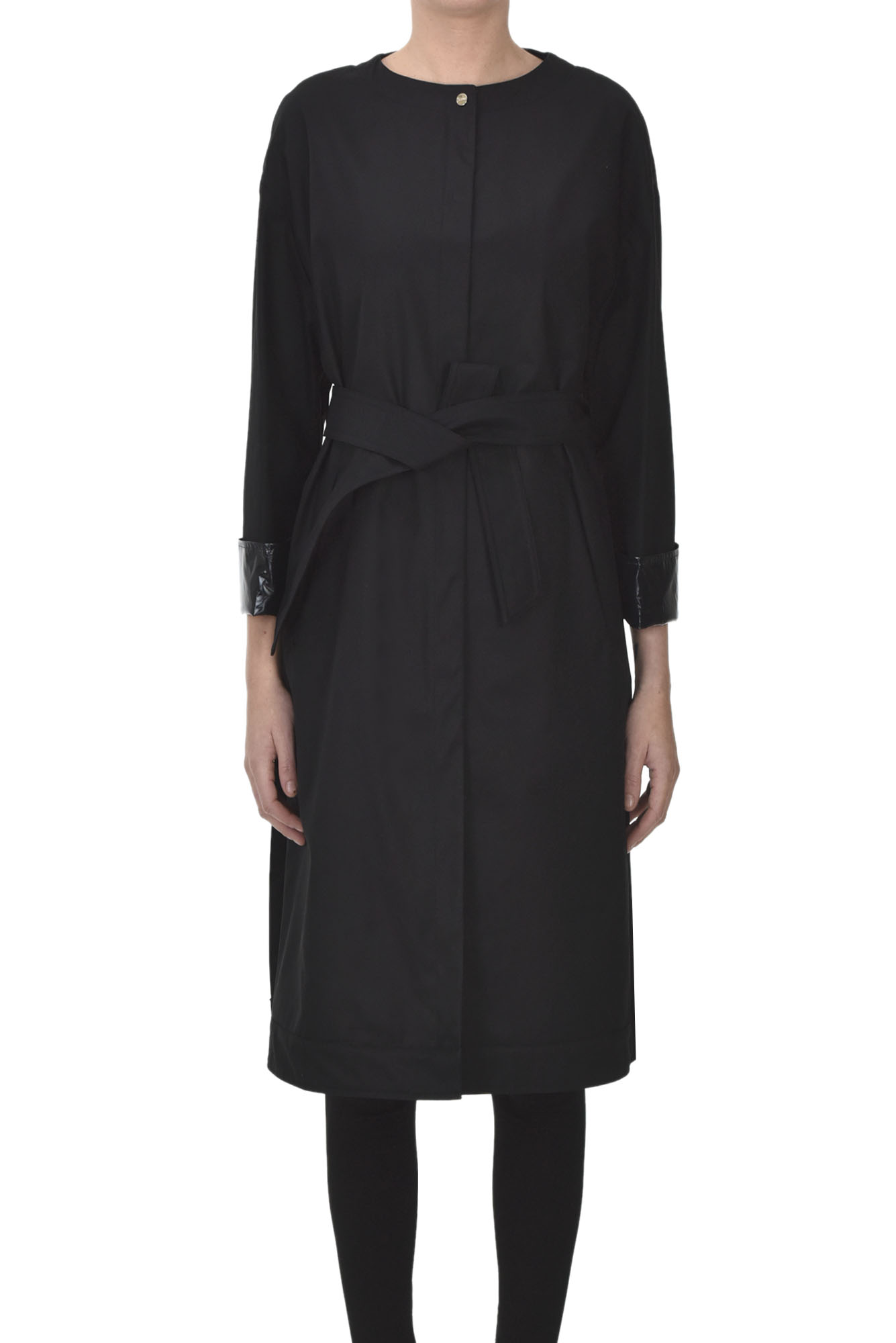 Herno X Selecters Trench Coat In Black