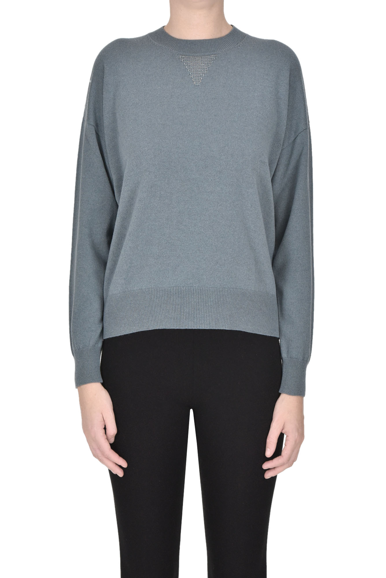 Pullover con dettaglio frontale