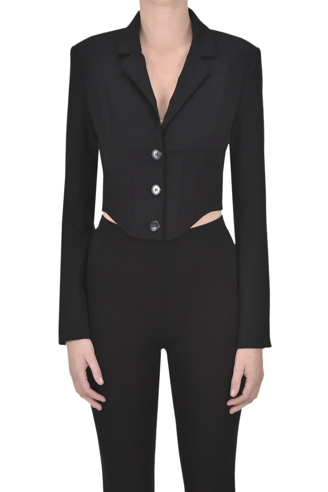 Escolar cropped blazer