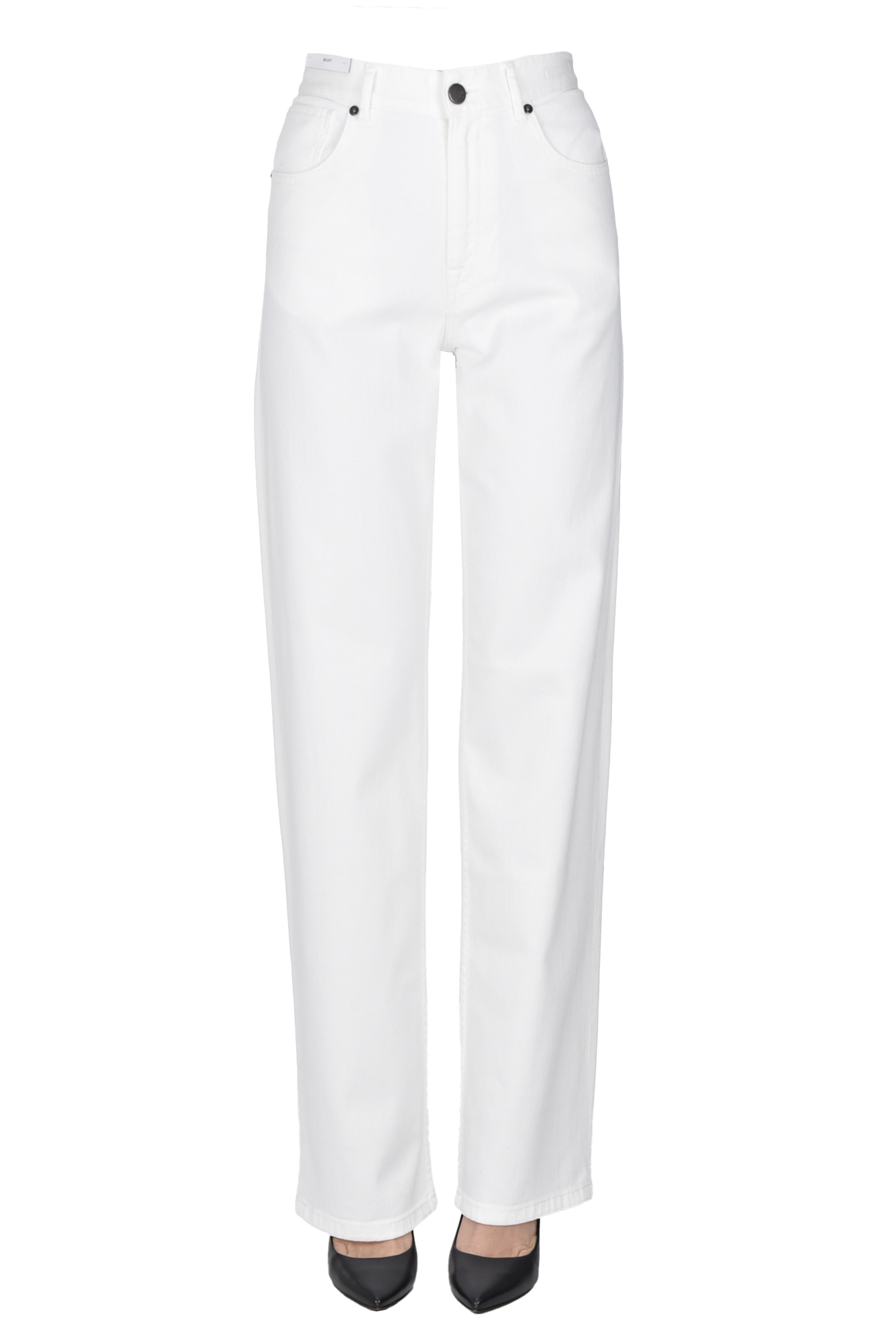 Pt Torino Miley Jeans In Ivory