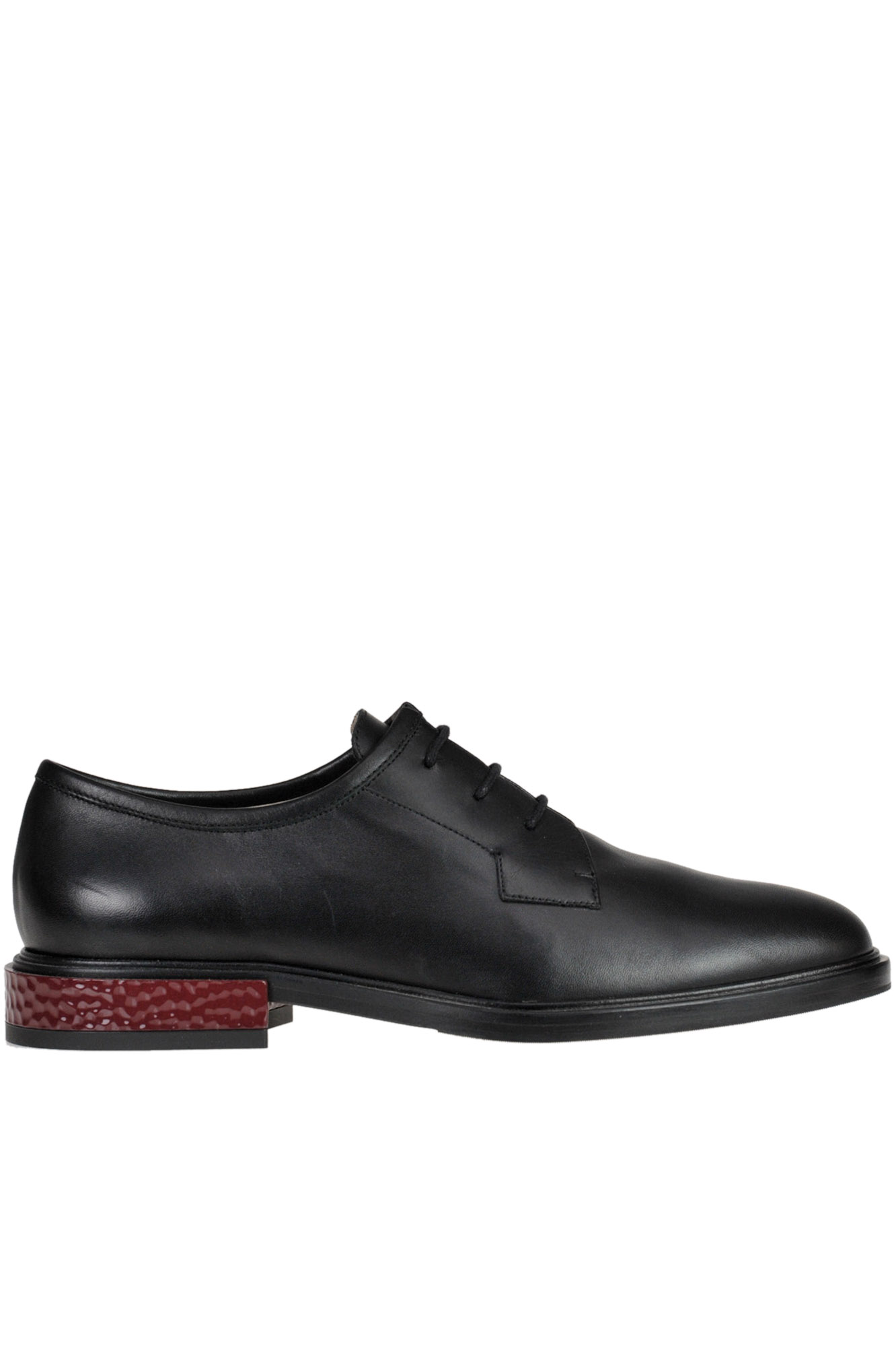 Alberto Gozzi Leather Lace-up Shoes In Black