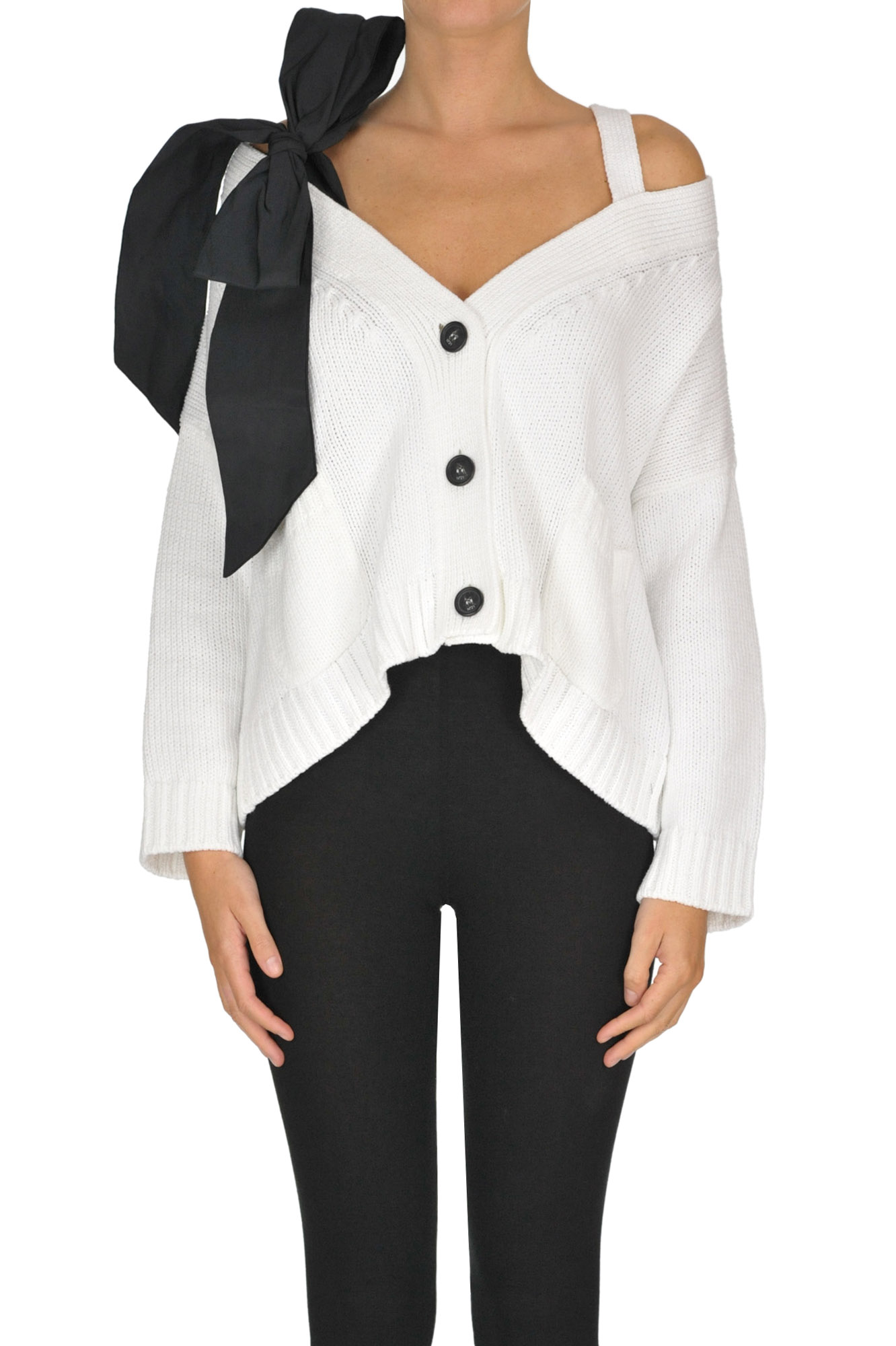 N°21 Maxi bow cardigan - Buy online on Glamest Fashion Outlet - Glamest ...