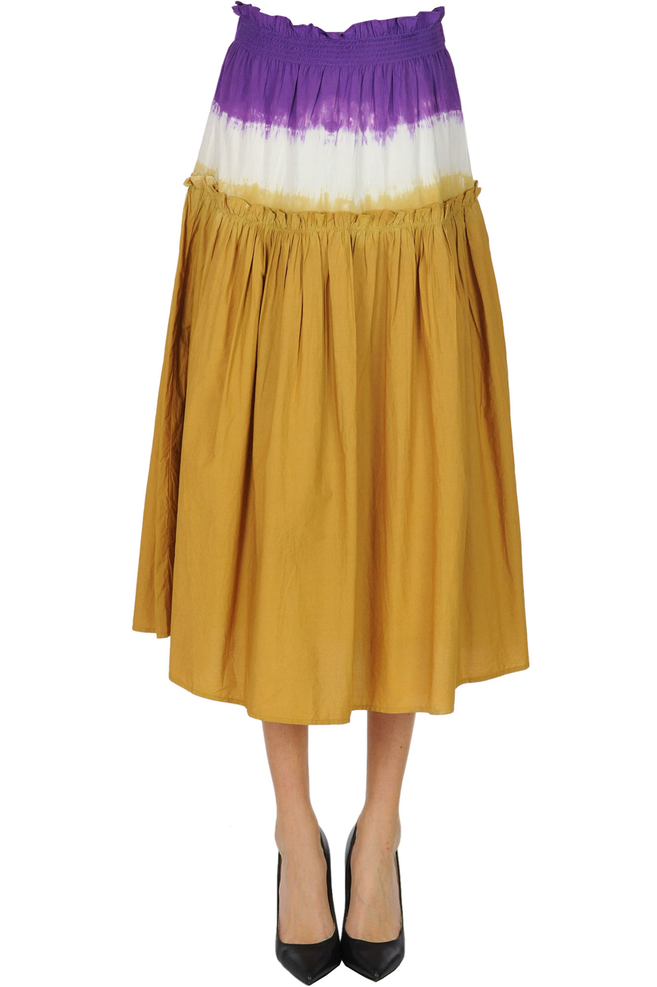 Gonna in cotone tie dye