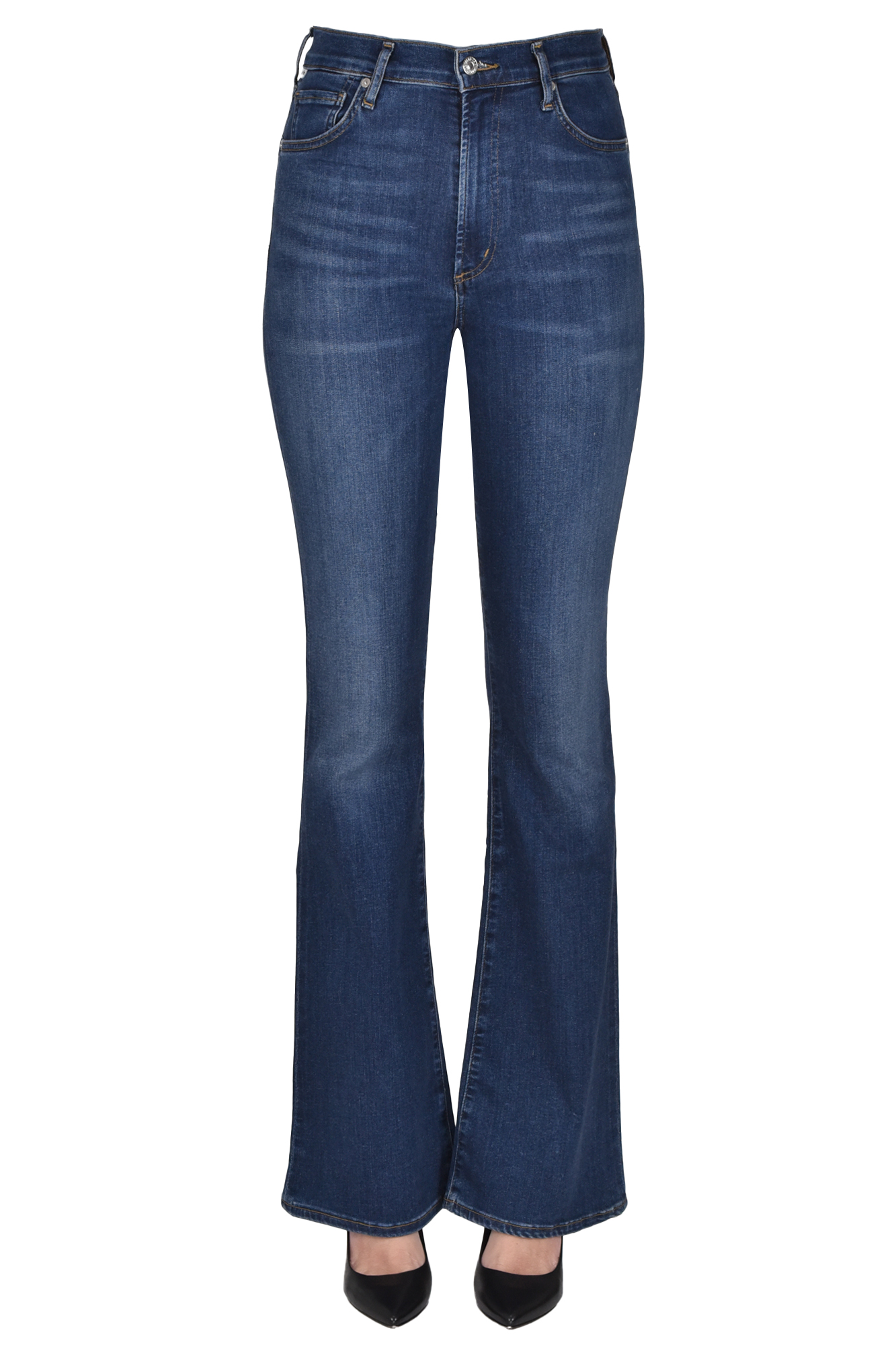 Citizen Of Humanity Lilah Bootcut Jeans In Blue