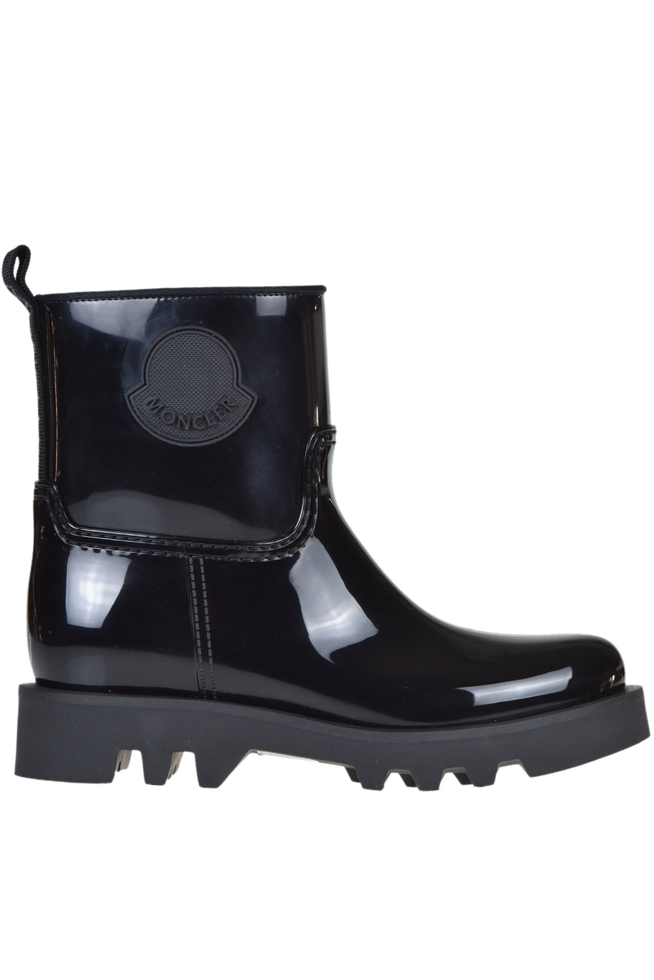 Moncler Ginette Rubber Boots In Black