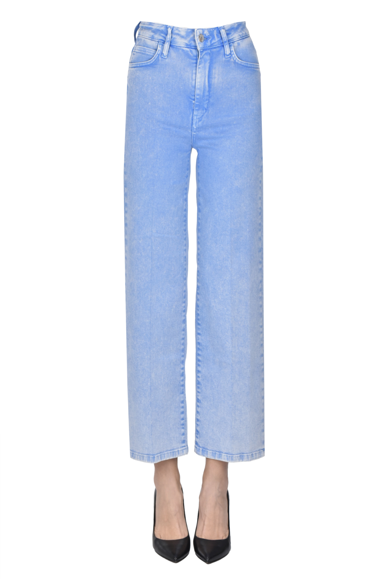 Anaii Jeans Wide Woodstock In Light Blue