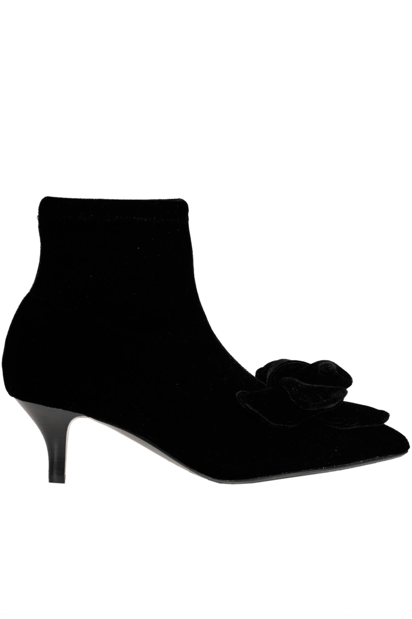 Alberto Gozzi Velvet Ankle-boots In Black