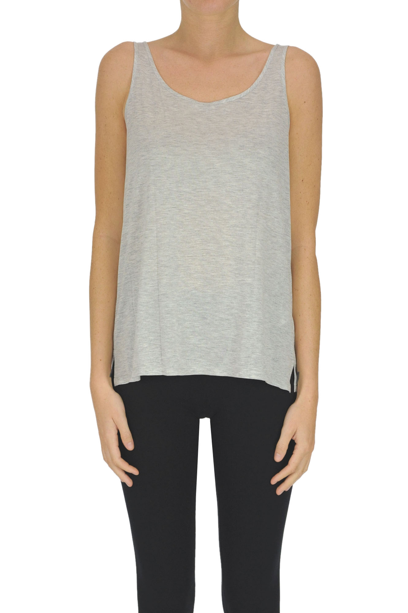 Top in viscosa melange