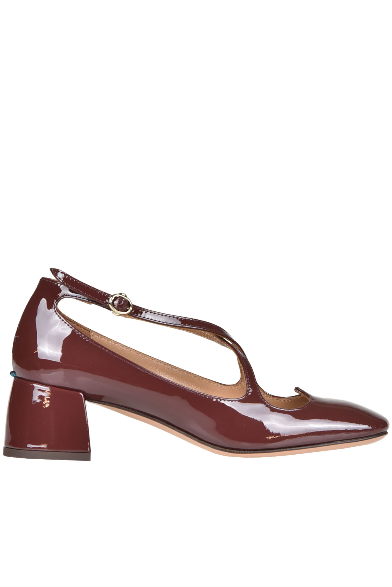 Shop A.bocca Two For Love Patent-leather Pumps In Bordeaux