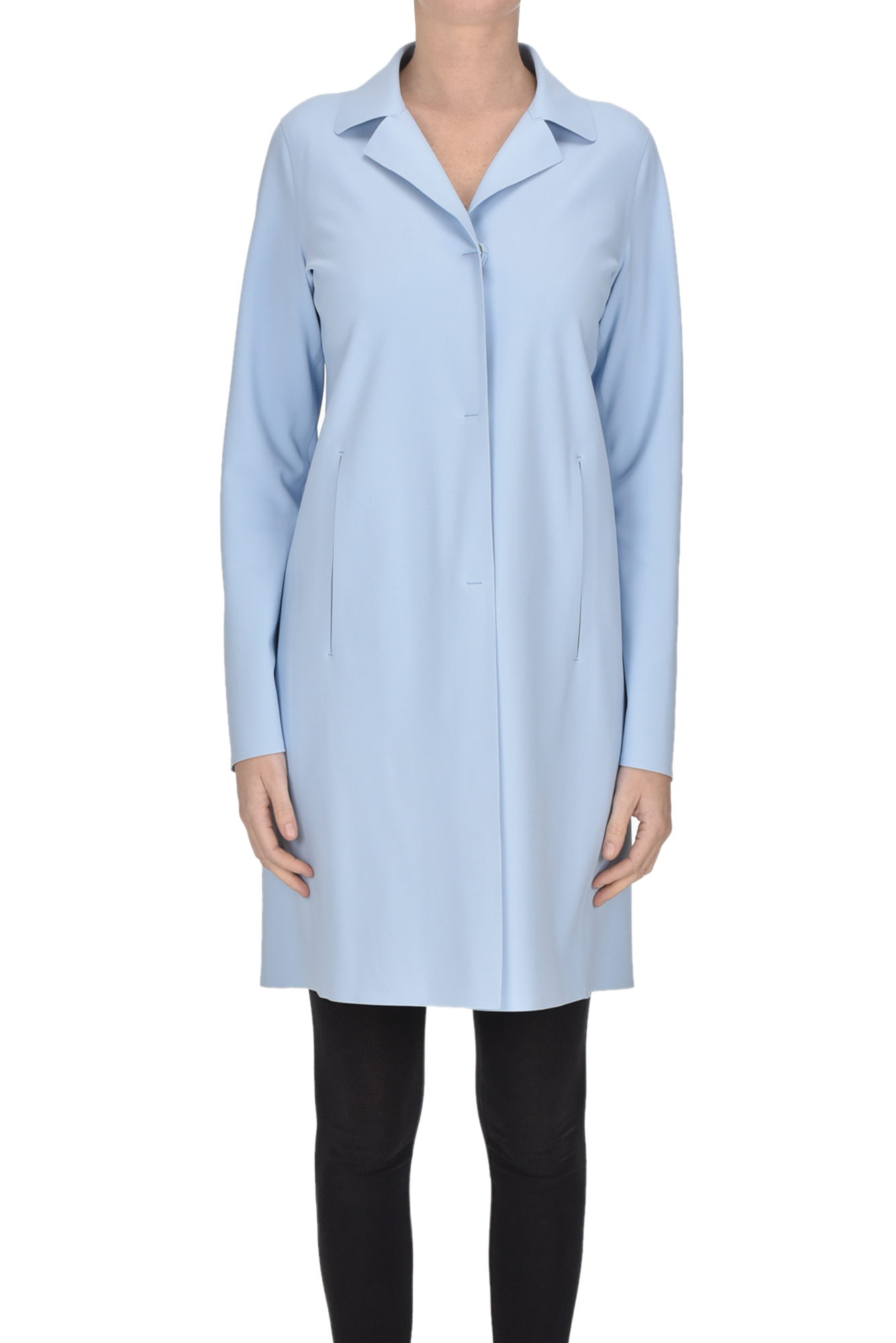 HERNO TECHNO FABRIC RAINCOAT