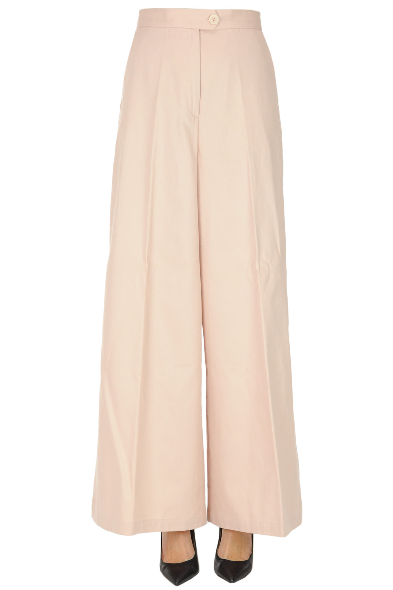 Pantaloni a palazzo in cotone