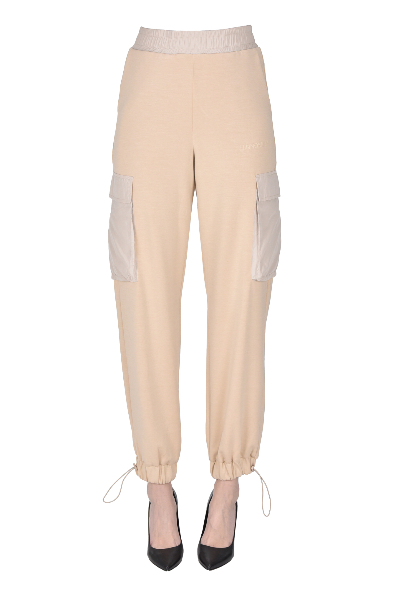 Hinnominate Cargo Style Trousers In Neutral