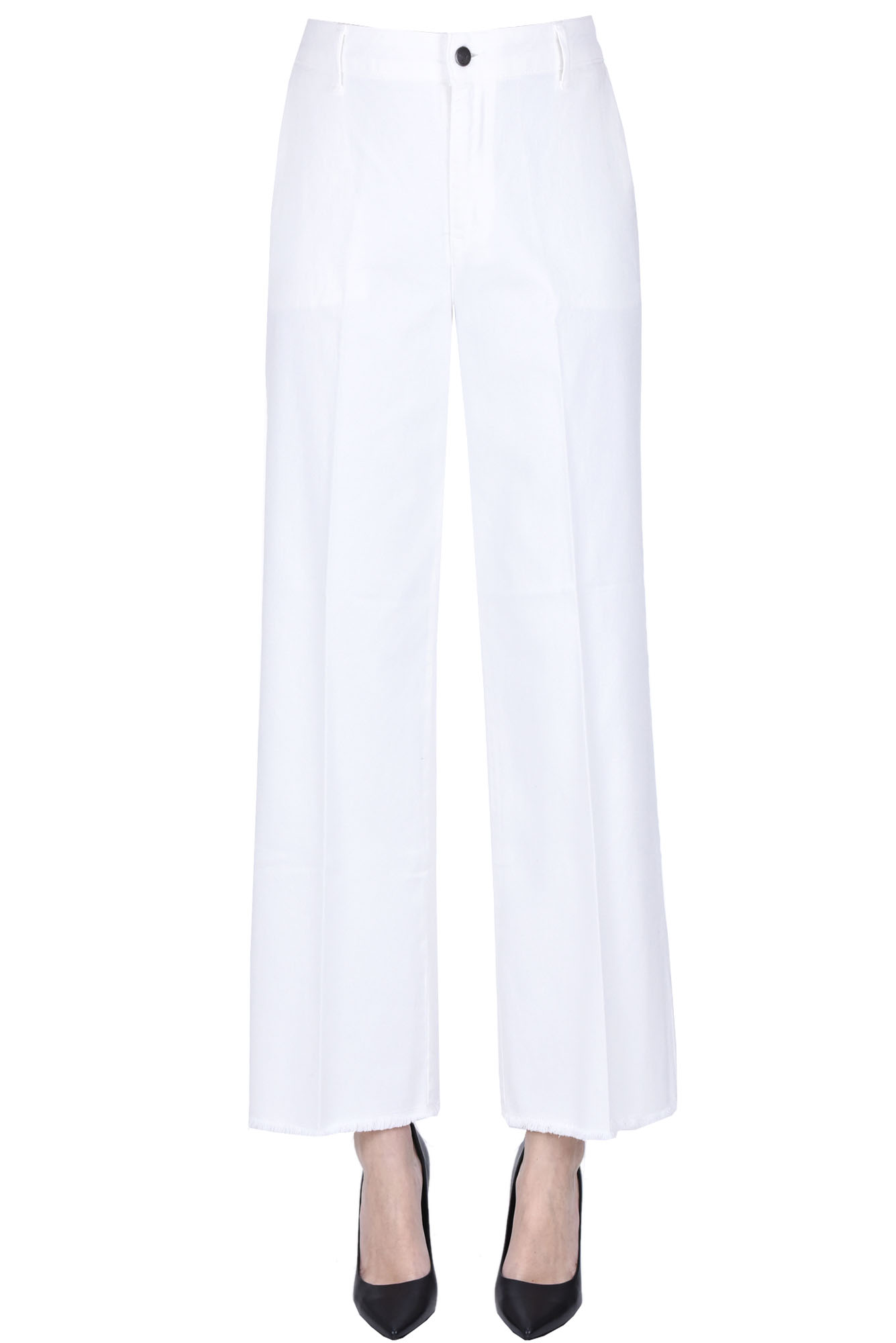 Shop Cigala's Chino Style Jeans In White