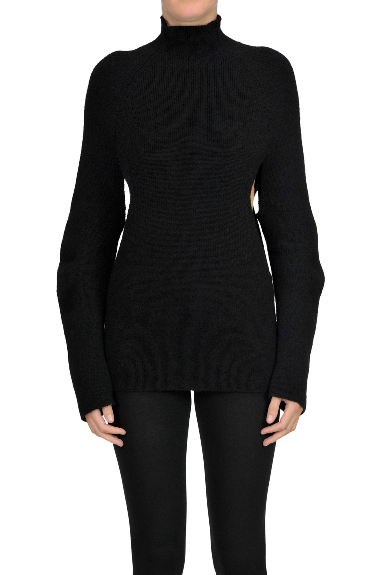 Chloé Alpaca Wool-blend Pullover In Black