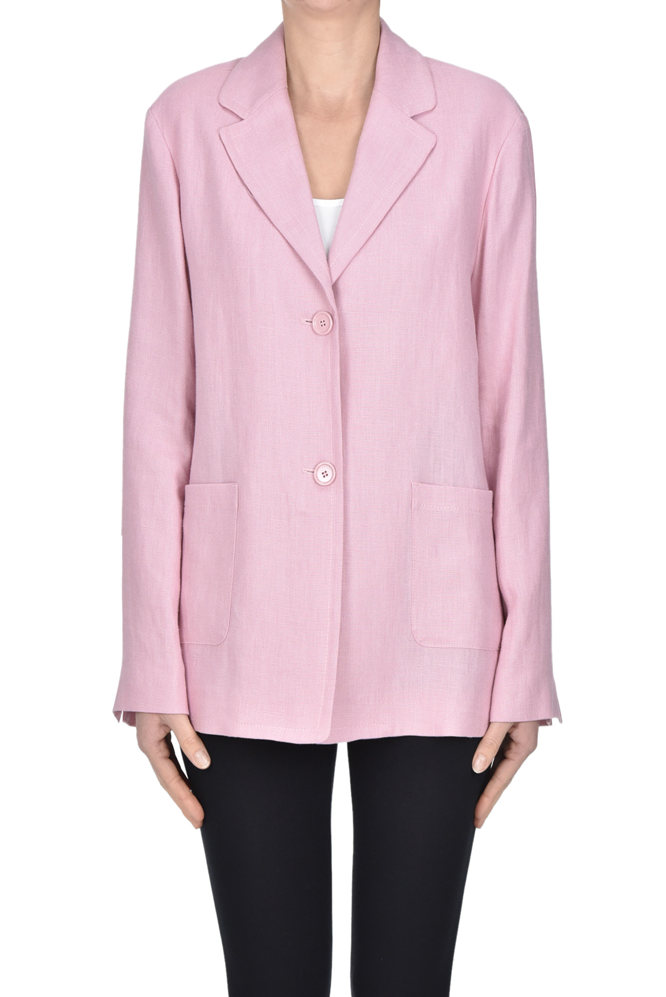 'S MAX MARA SOCRATES LINEN BLAZER