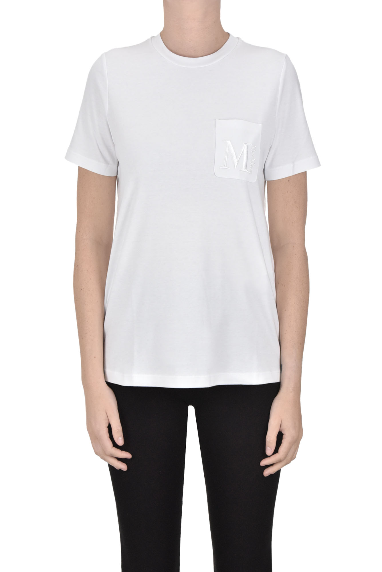 Shop 's Max Mara Lecito T-shirt In White