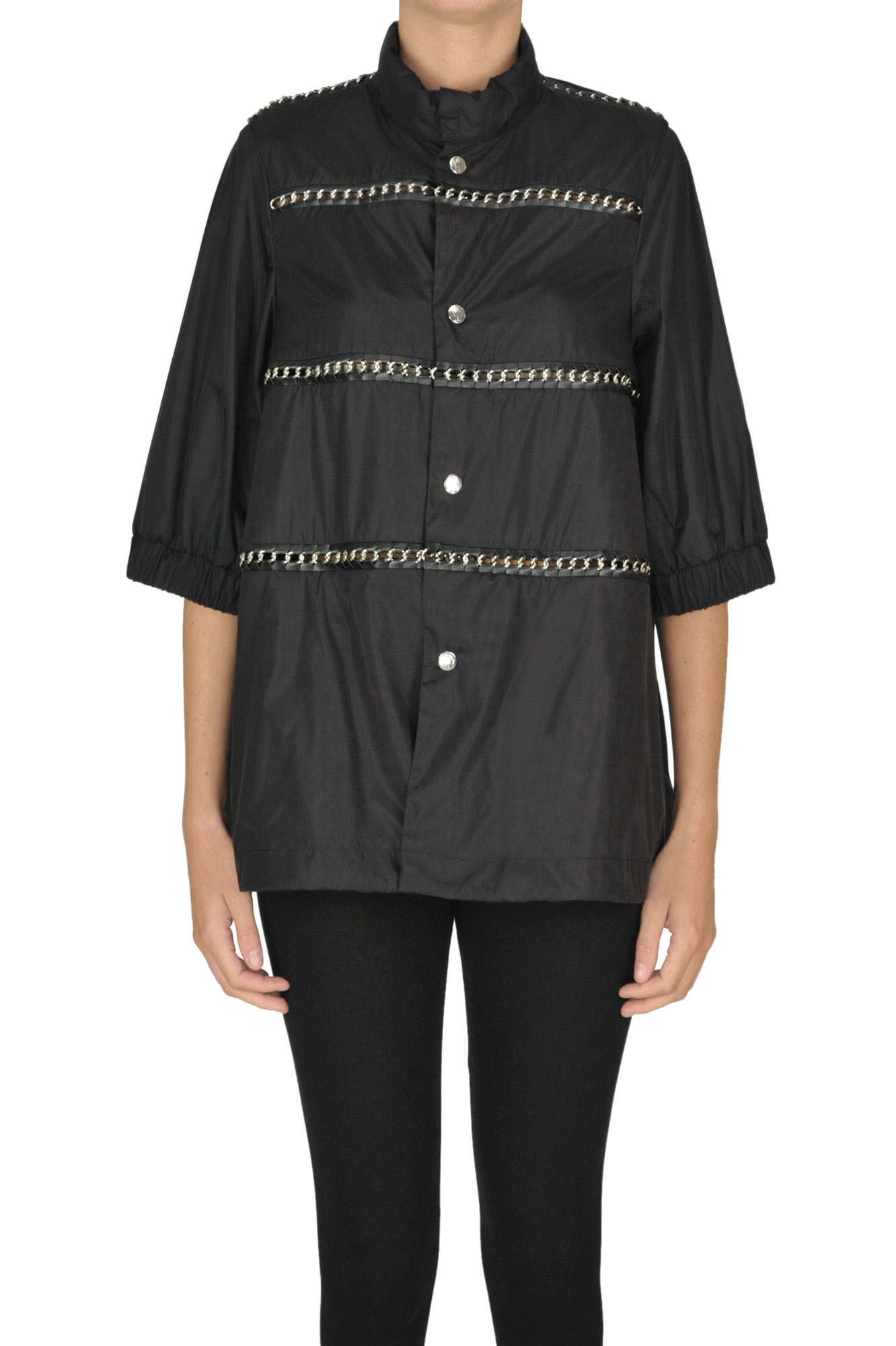 Silver Moncler 6 Noir Kei Ninomiya jacket