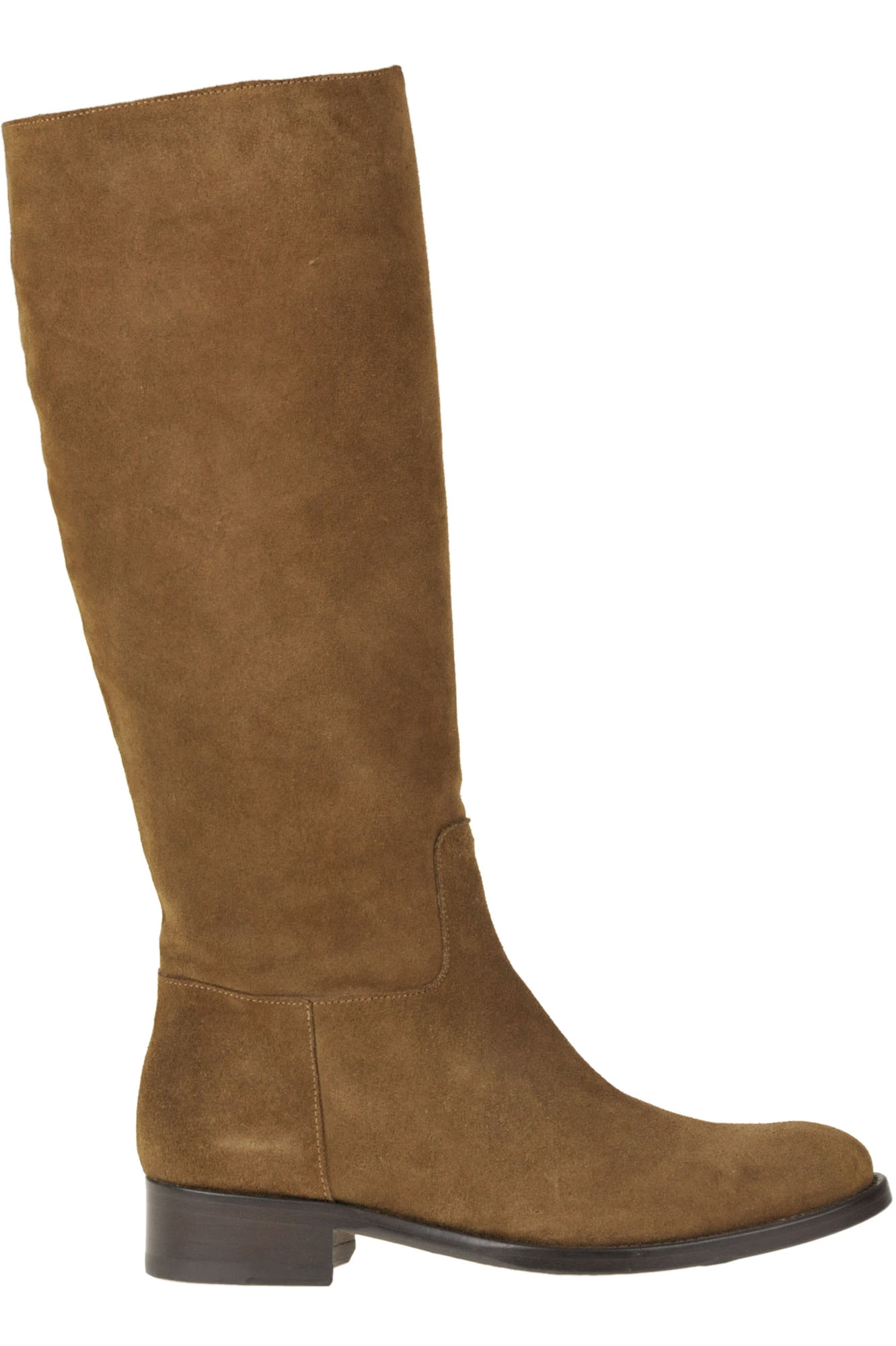 Shop Anthology Paris Suede Boots In Brown
