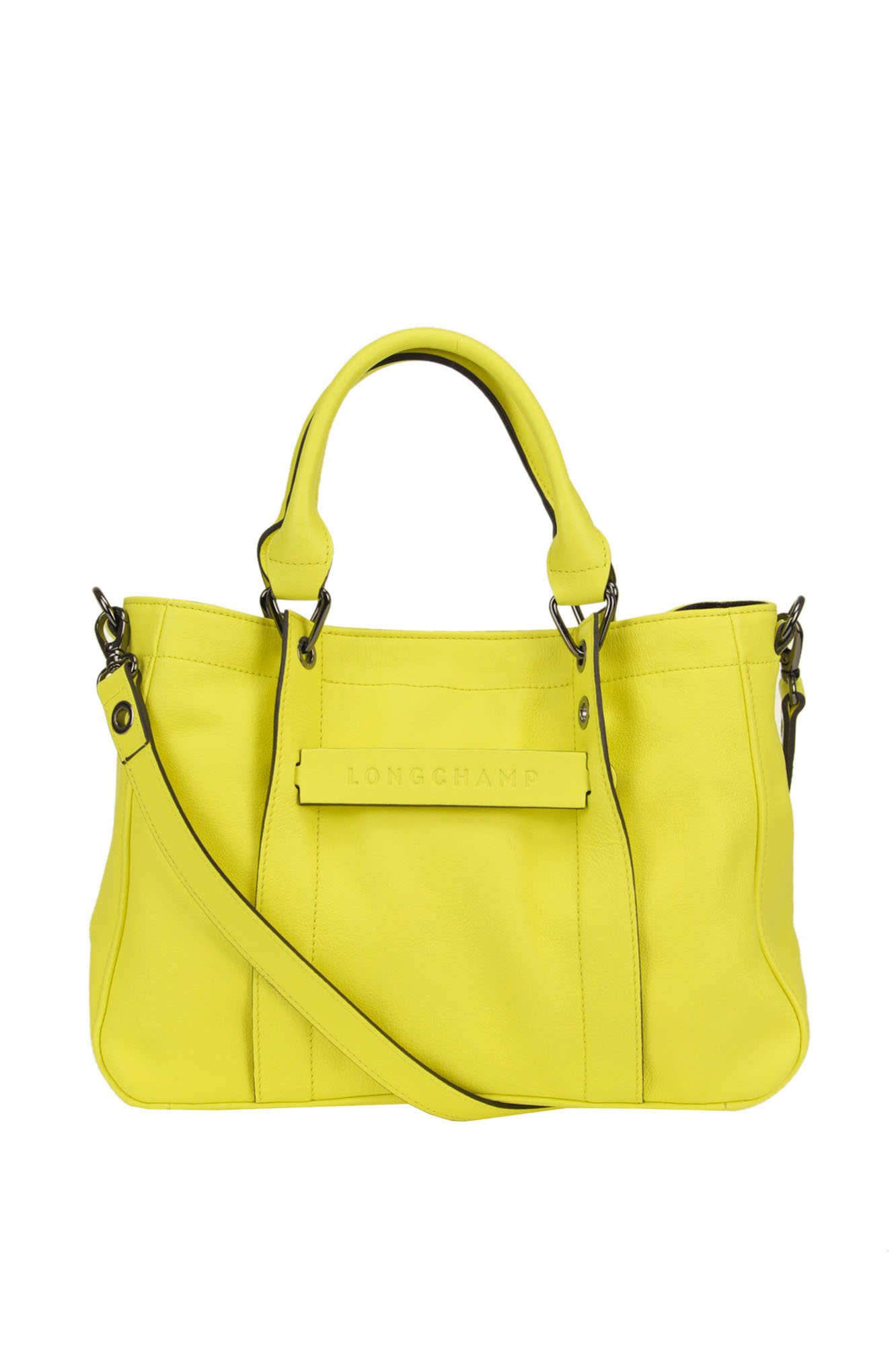 Longchamp 3d Tote Bag In Yellow