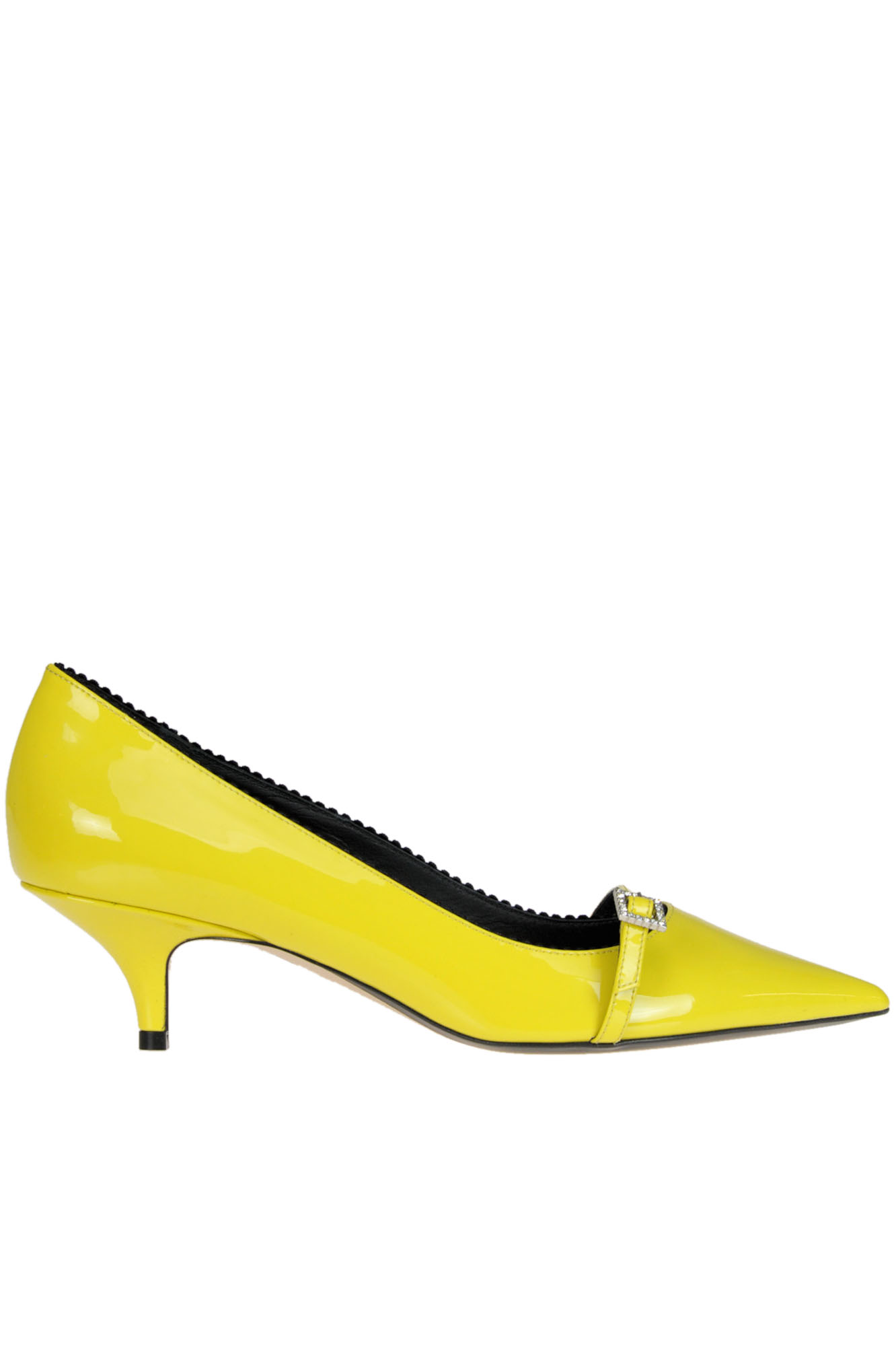 N°21 Patent-leather Pumps In Yellow