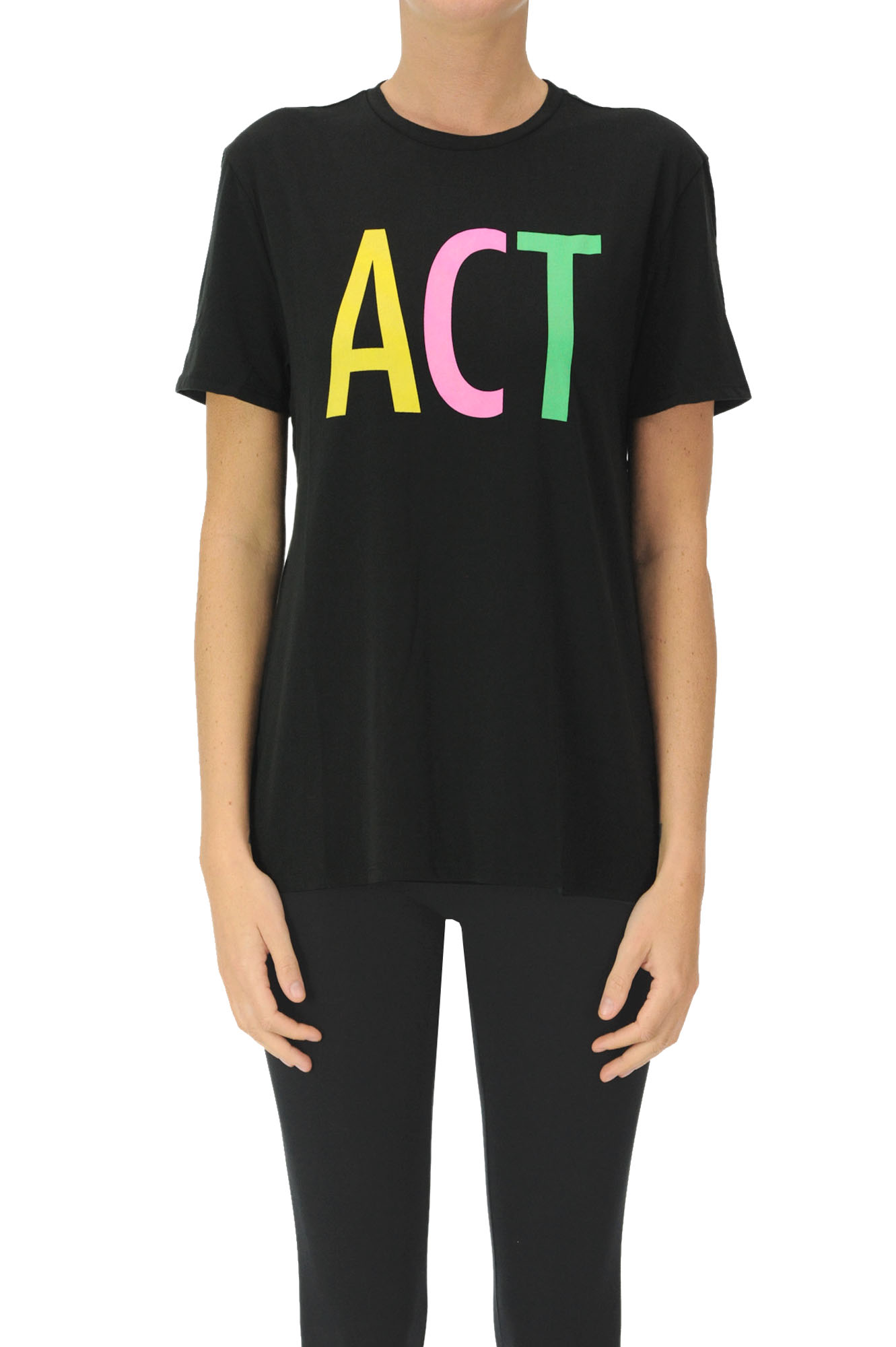 6397 Act T-shirt In Black