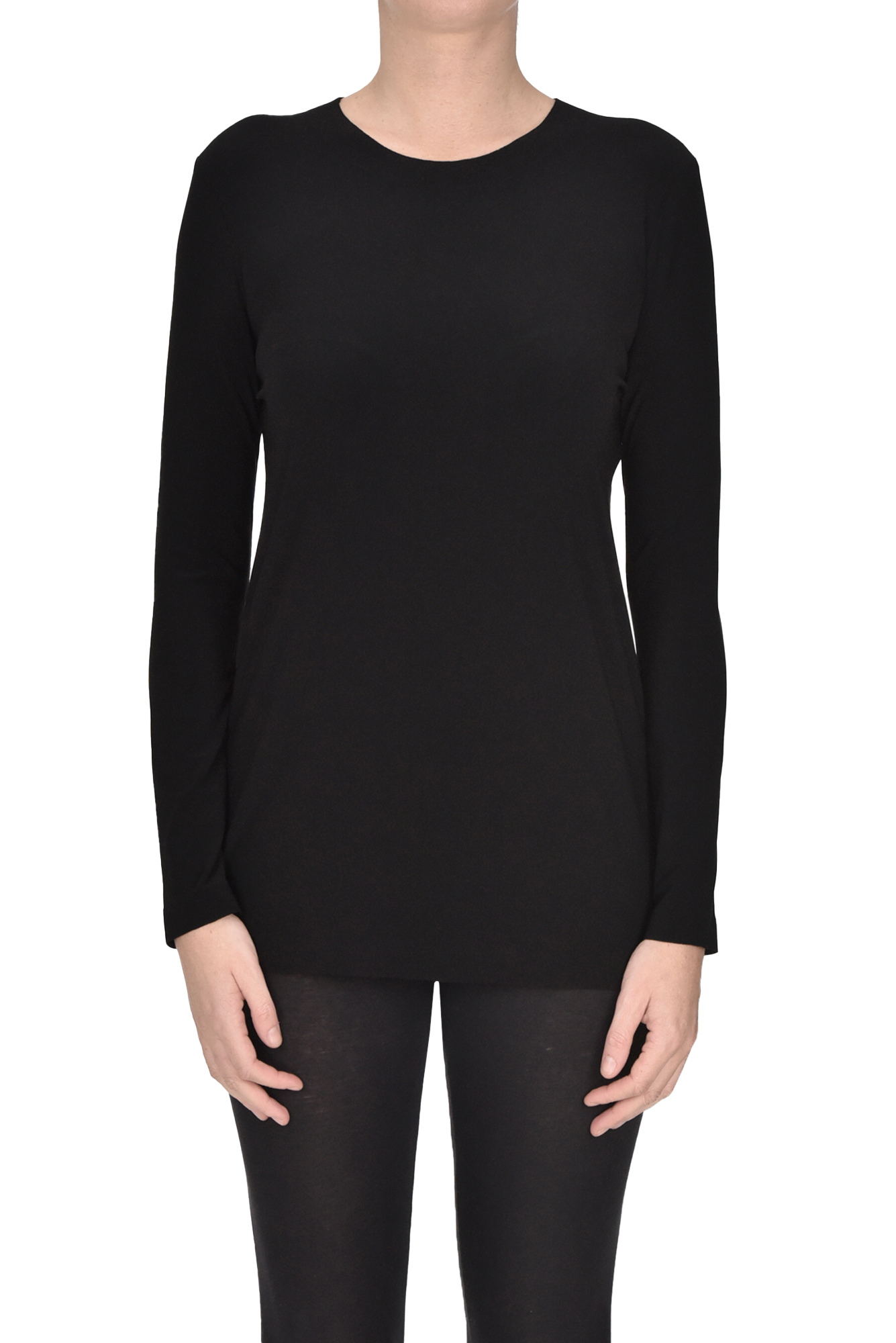 NORMA KAMALI LONG SLEEVES T-SHIRT