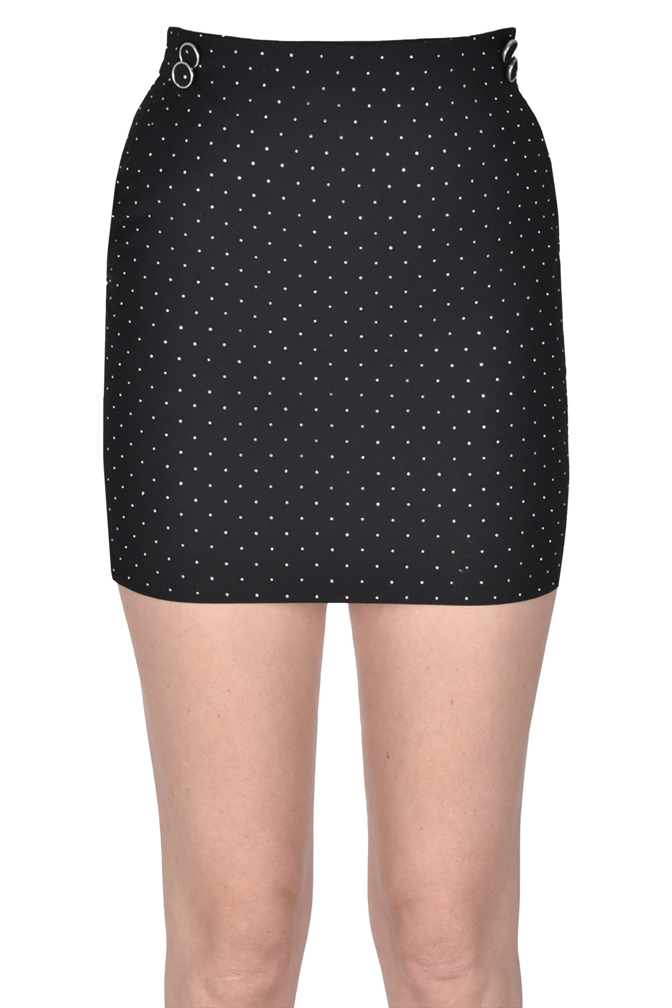 Simona Corsellini Studded Mini Skirt In Multi