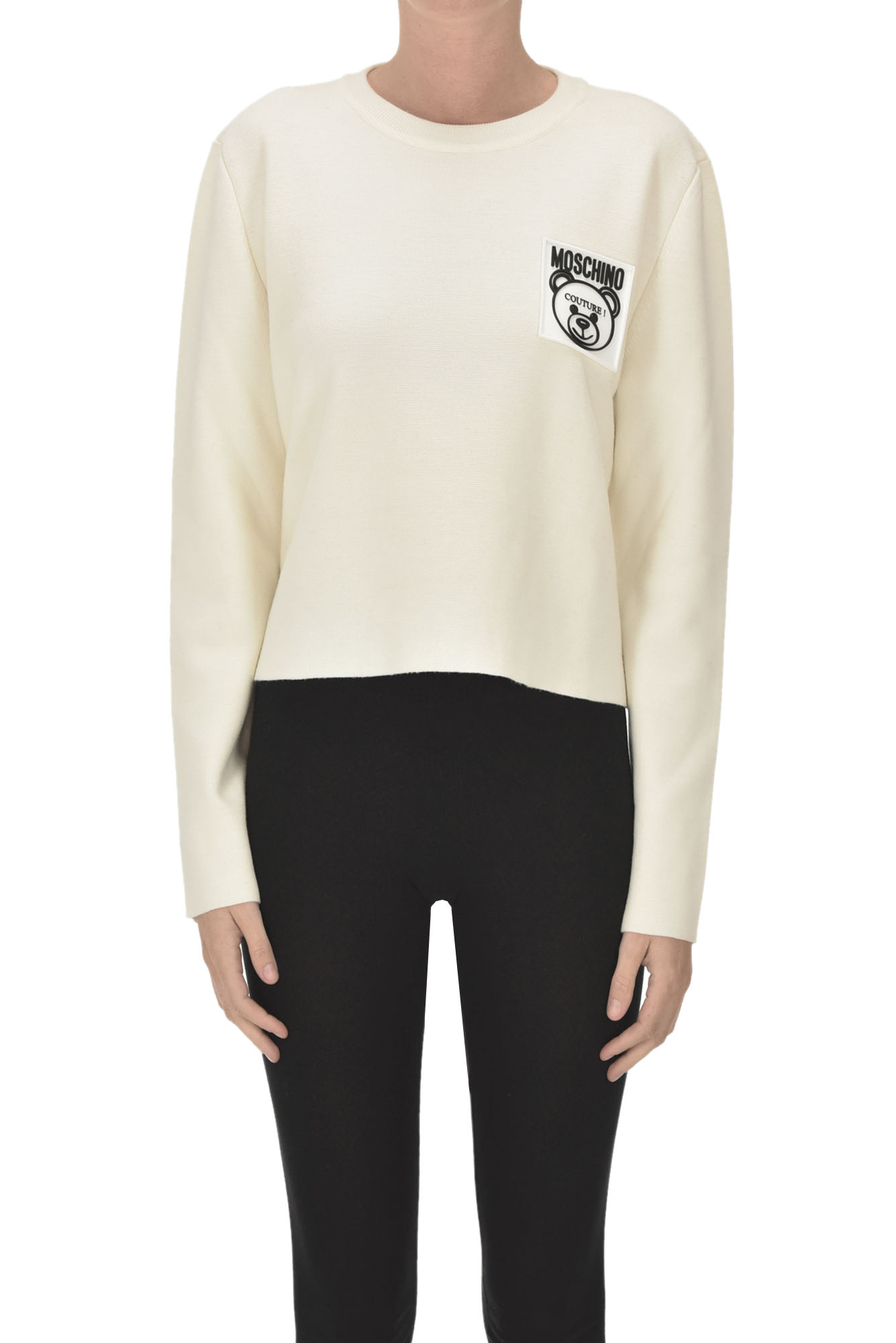 Pullover strutturato in lana