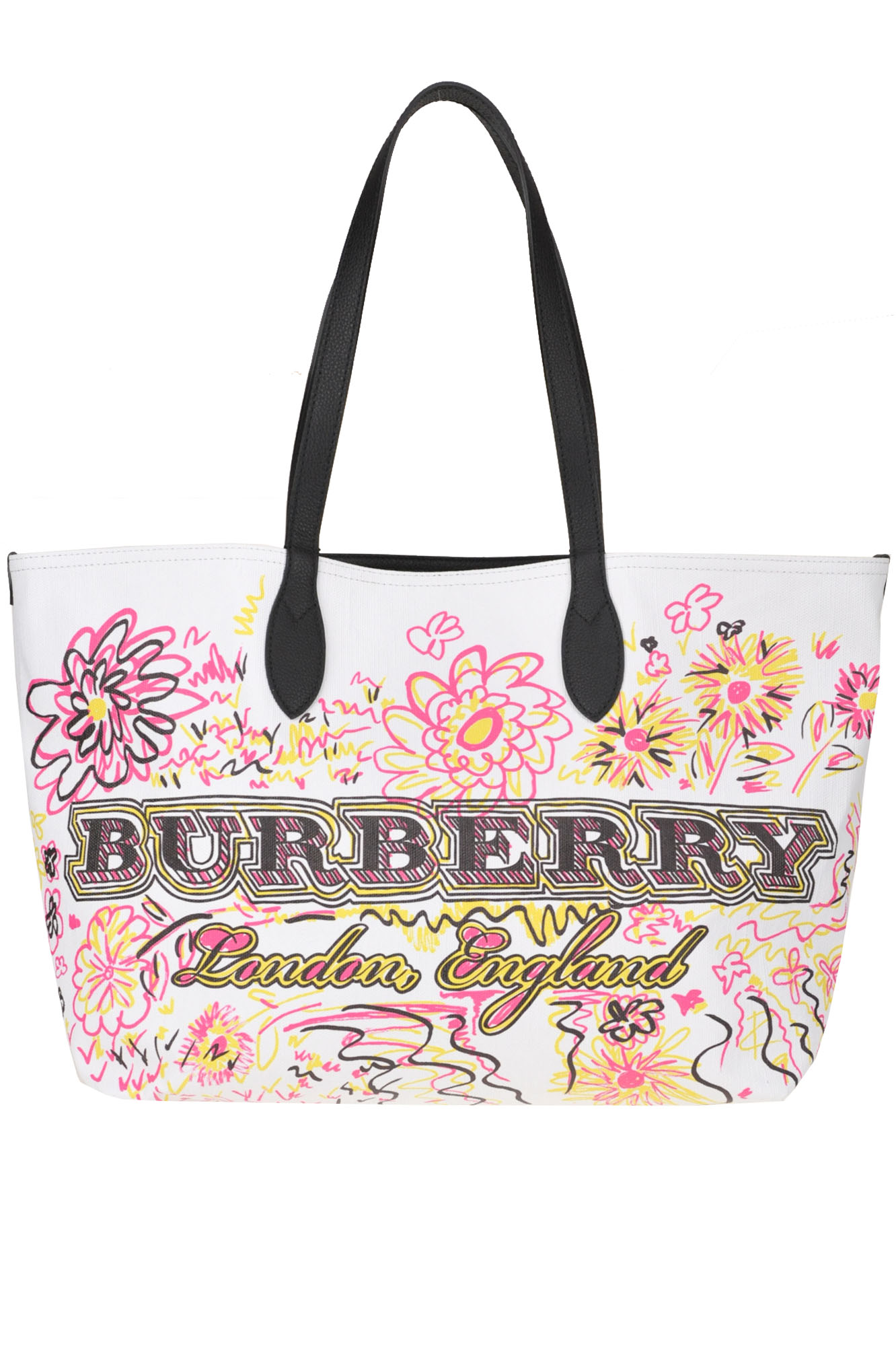 Burberry Reversibile Shopping Bag In White | ModeSens