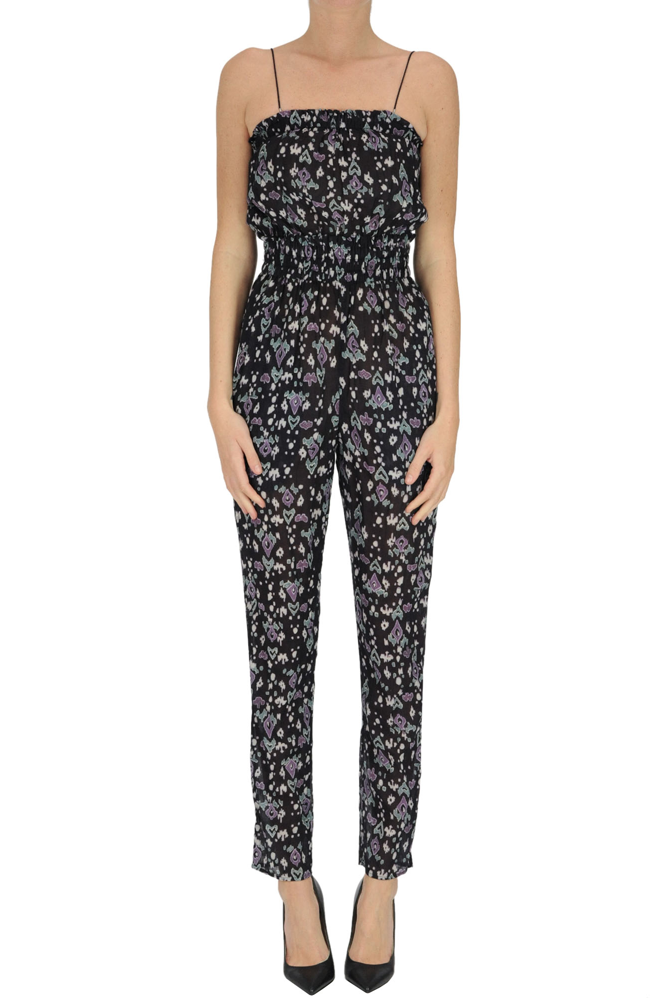 Tuta stampata in cotone