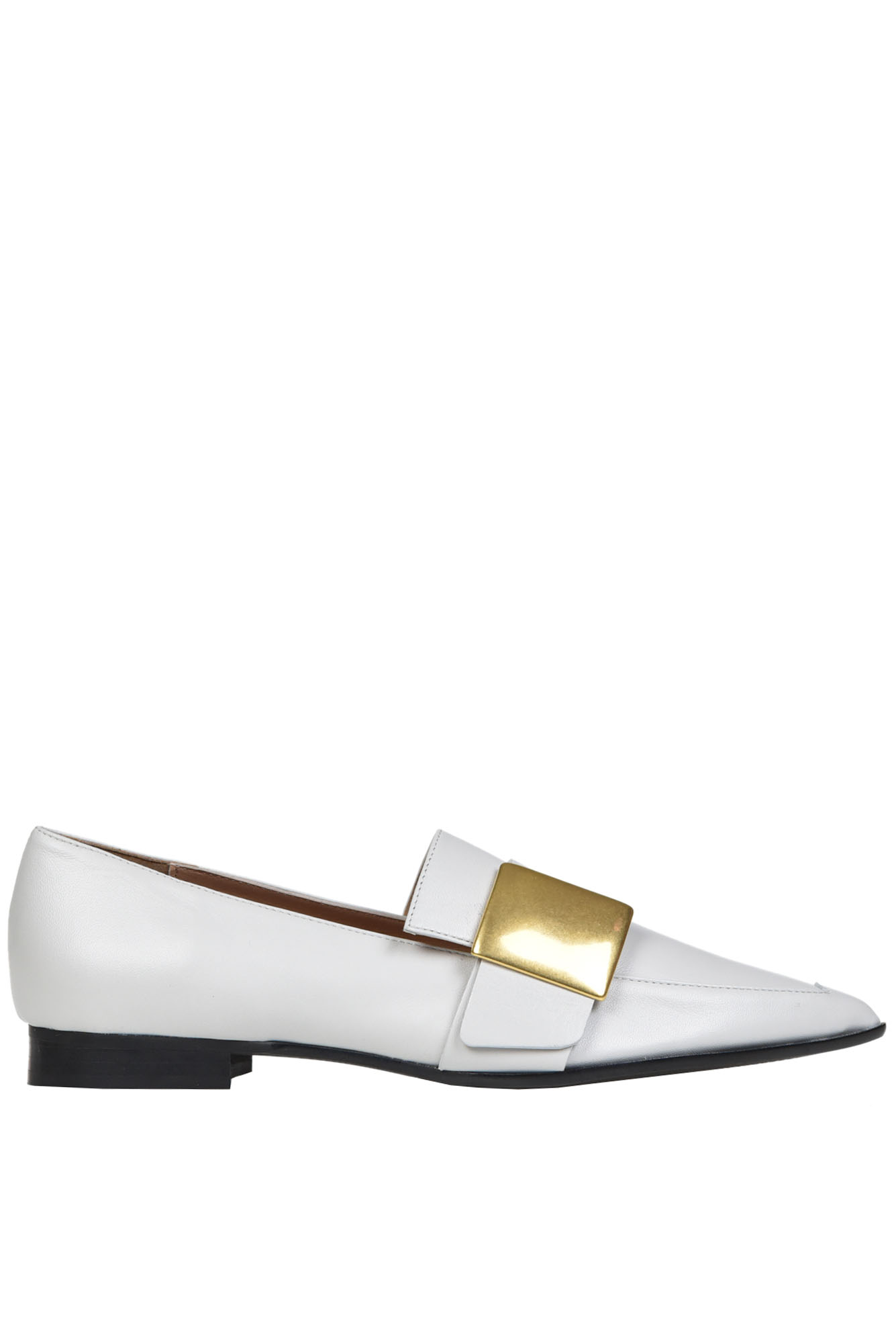 Mood Pointed Toe Mocassins In Cream