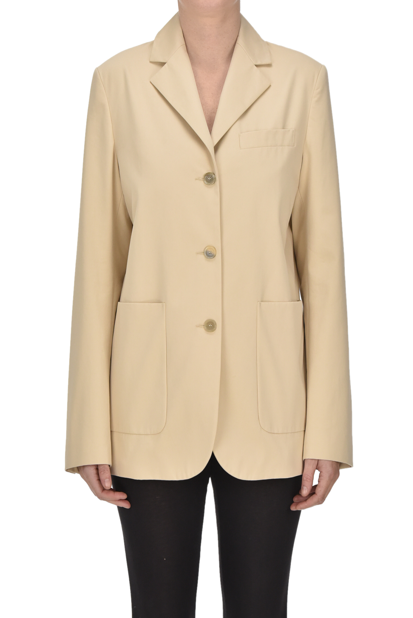 Blazer oversize in cotone