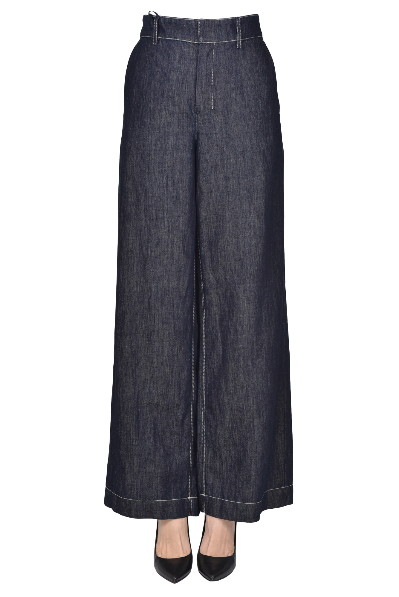 'S MAX MARA AMERIGO DENIM TROUSERS