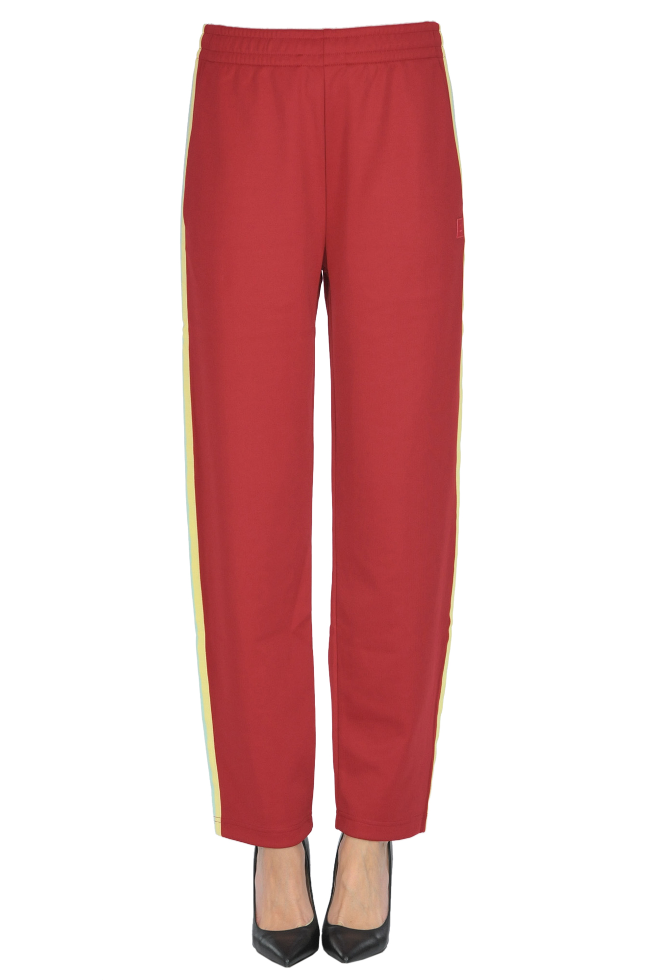 Acne Studios Jogging Trousers In Fire Red