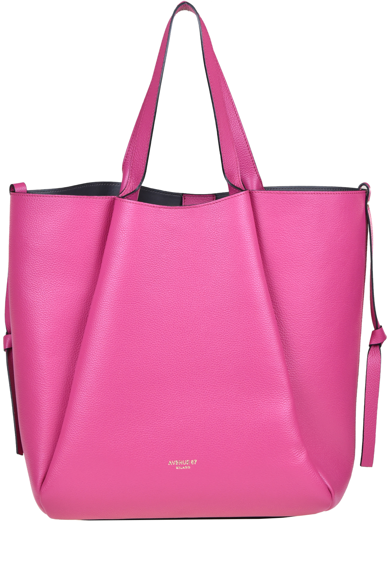 Avenue 67 Filipa Leather Bag In Fuxia
