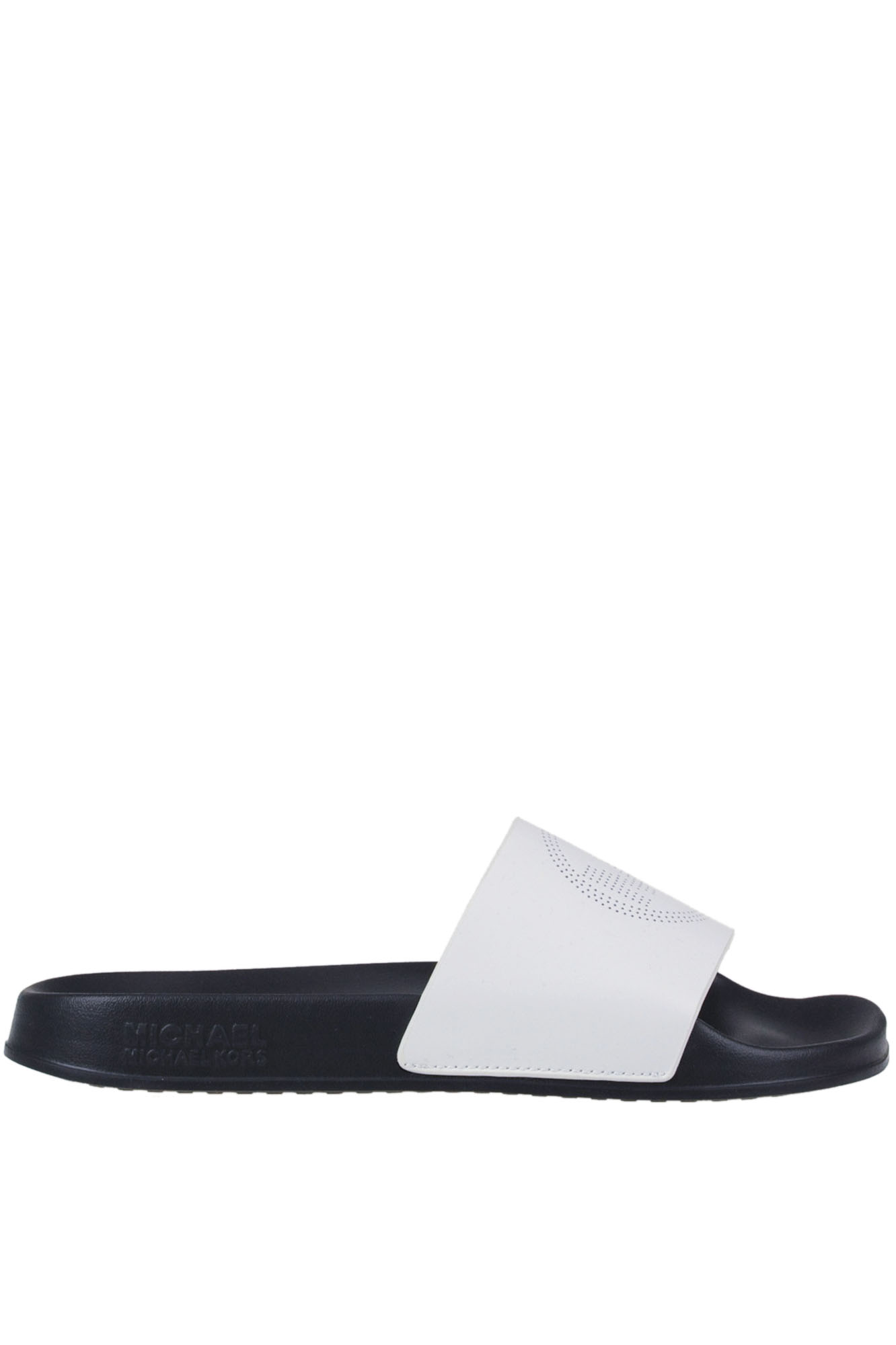 Michael Michael Kors Women's Gilmore Slide Sandals In White